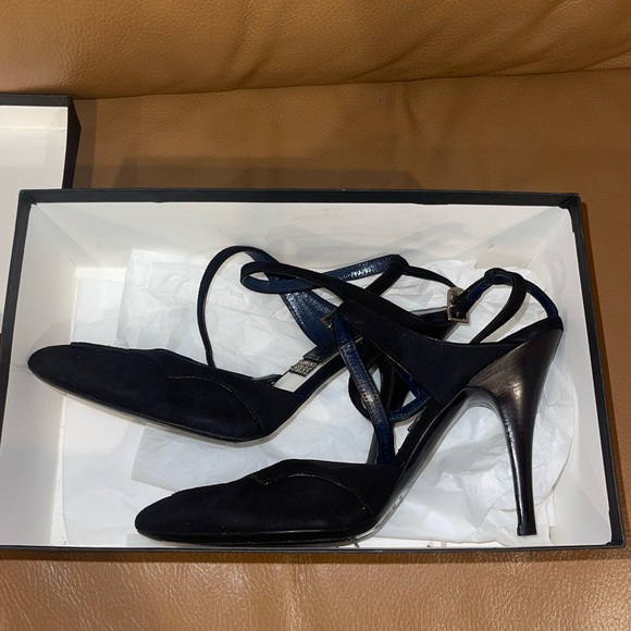 Strappy Gianfranco Ferra Heels - Picture 2 of 4